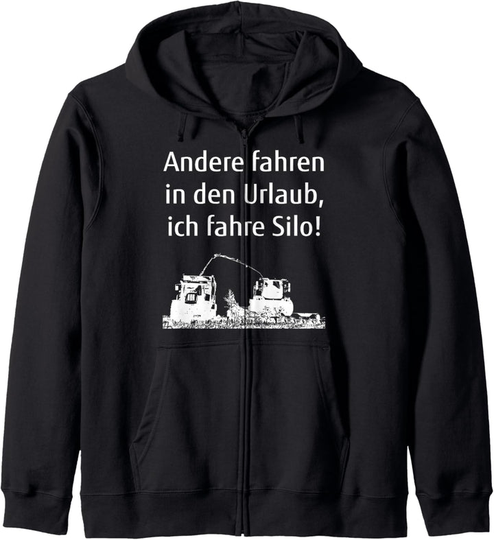 Silo fahren Landwirt Lohner Mais-Häcksler Landwirtschaft Kapuzenjacke