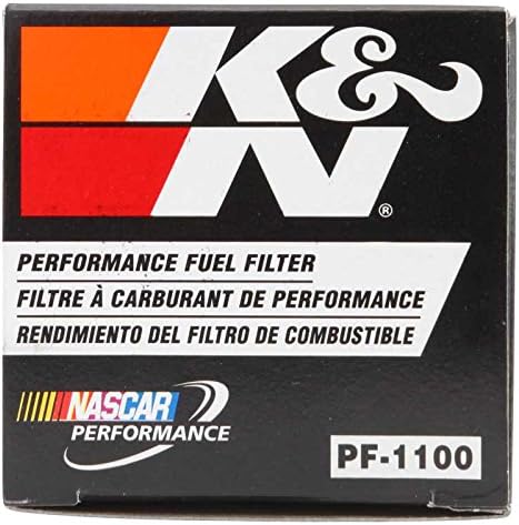 K&N PF-1100 Motorrad Performance-Kraftstoff-Filter, Schwarz