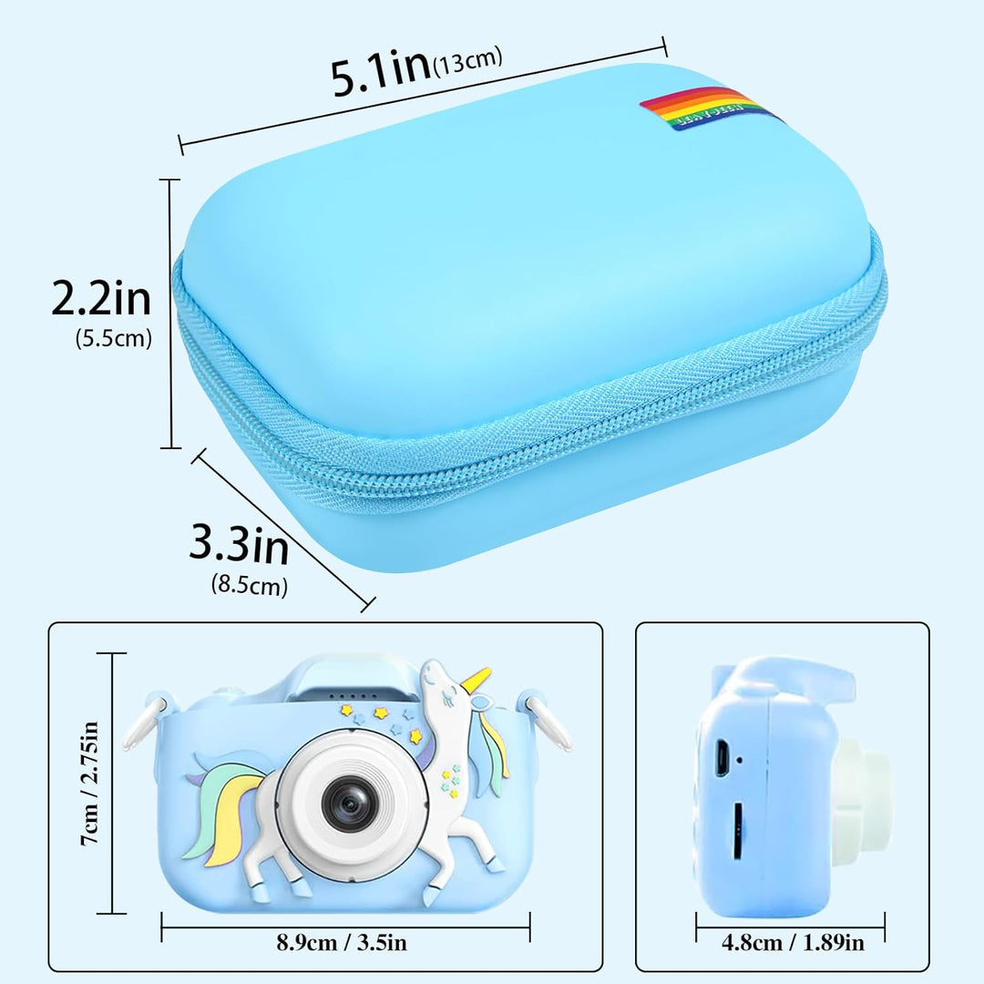Leayjeen Kinderkamera Tasche Schutzhülle kompatibel mit Ainiv/Gofunly/GREPRO/NICEWIN/Gofunly/AONISE/