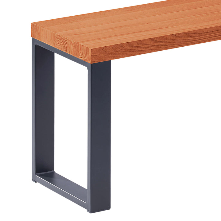 LAMO Manufaktur Hocker Beistelltisch Sitzbank 30x30x47 cm, Möbelfüsse Simple Anthrazit/Dunkel, LSB-0