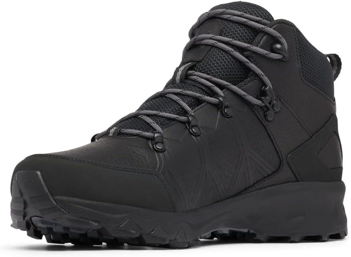 Columbia Herren Peakfreak Ii Mid Outdry Wp Leather Wanderstiefel 40 EU Black X Graphite, 40 EU Black