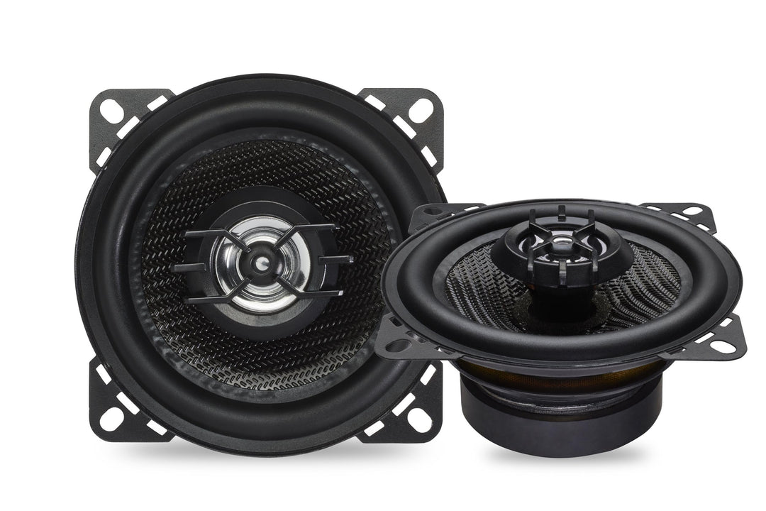 Caliber Auto Lautsprecher Set 80W - 2er Set Lautsprecher Auto - Koaxial Lautsprecher 2-Wege - Schwar