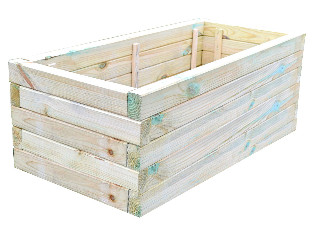 FKL D22 Pflanzkasten aus Holz Pflanzkübel Garten Pflanzkübel 90 x 40 x 29 cm