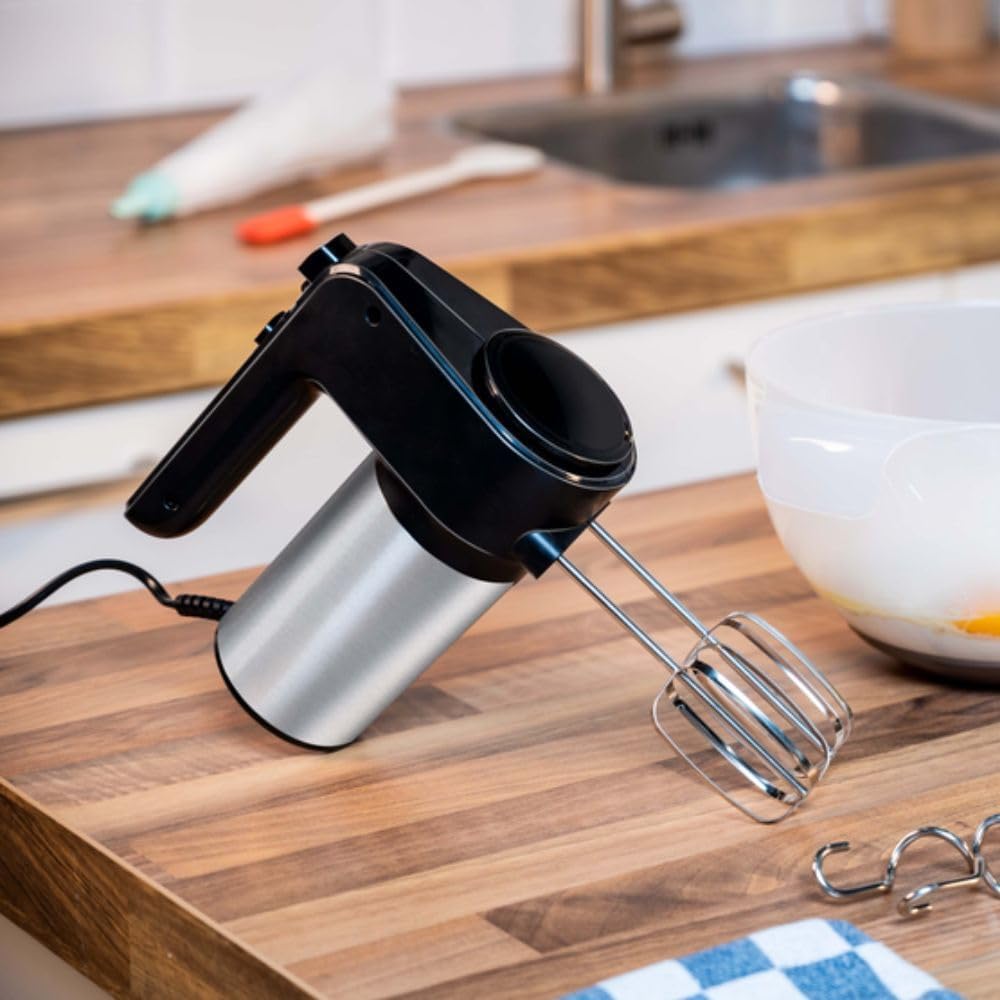 ALPINA Handmixer, 400 Watt, Edelstahl