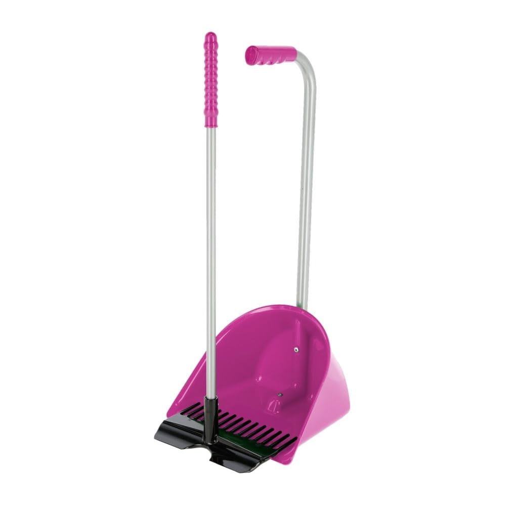 Kerbl Mistboy® Mini mit Rechen, Mistschaufel, pink, Kunststoff, 60cm, Kinder, Landwirte, Pferdebesit