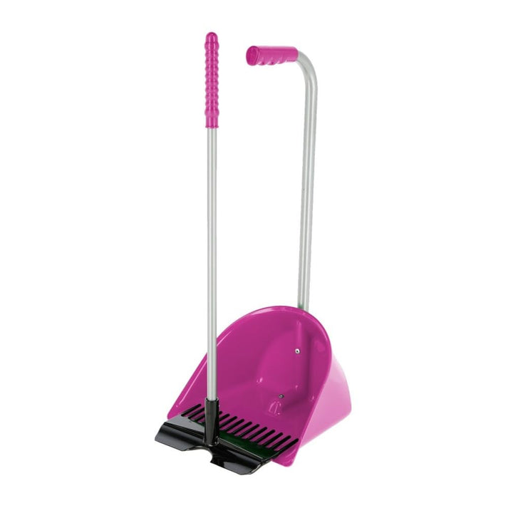 Kerbl Mistboy® Mini mit Rechen, Mistschaufel, pink, Kunststoff, 60cm, Kinder, Landwirte, Pferdebesit