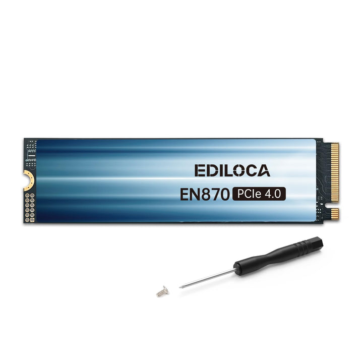 Ediloca EN870 Interne SSD 1 TB PCIe Gen4, NVMe M.2 2280, bis zu 7450 MB/s, 3D NAND TLC, dynamischer