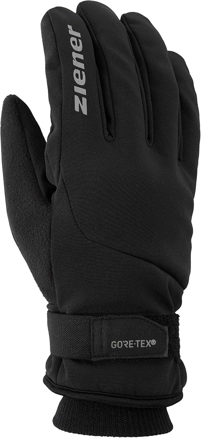 Ziener Erwachsene SMU 18-Bike 199 GTX(R) Glove Fahrrad Schwarz 7, Schwarz 7