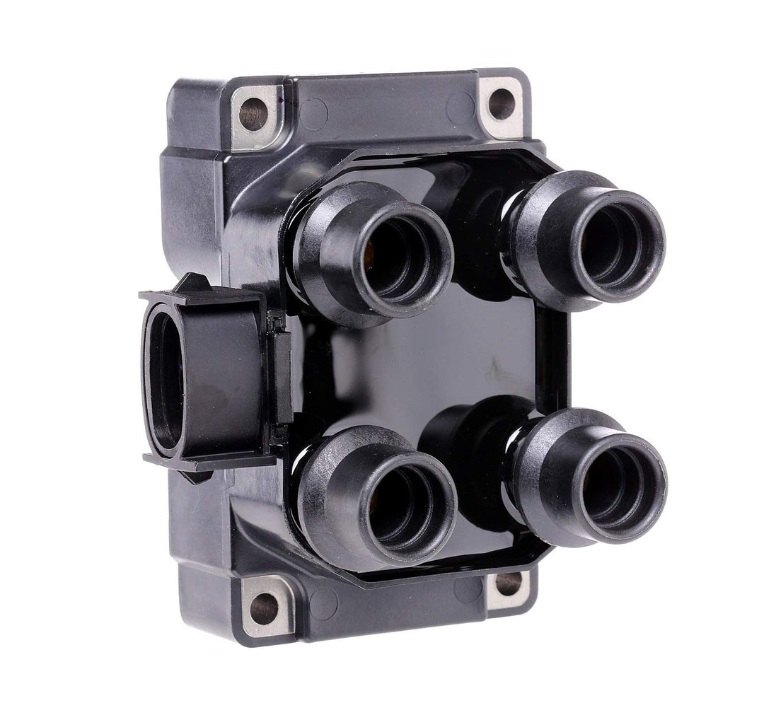 HELLA 5DA 193 175-401 Zündspule - 12V - 3-polig - Blockzündspule - geschraubt - mit integriertem Sch