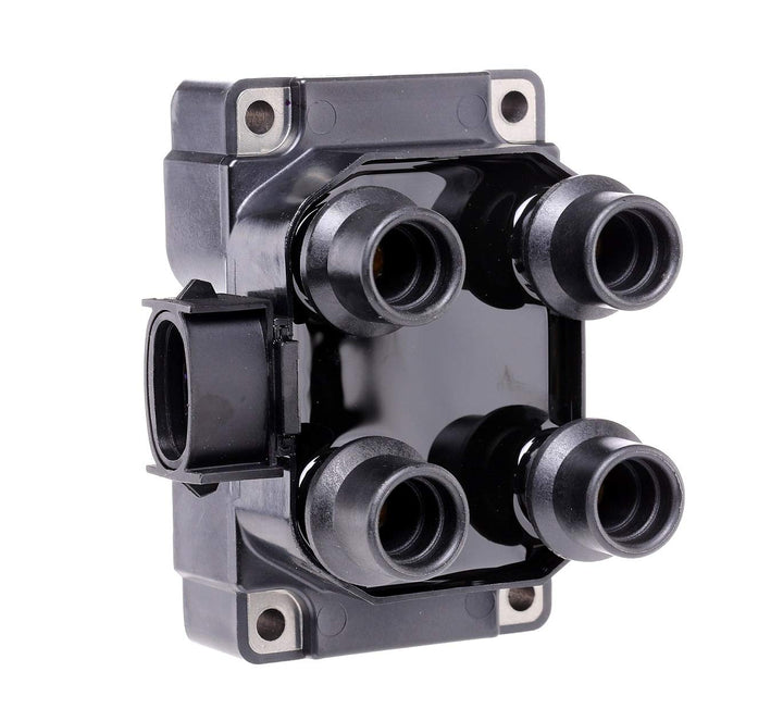 HELLA 5DA 193 175-401 Zündspule - 12V - 3-polig - Blockzündspule - geschraubt - mit integriertem Sch