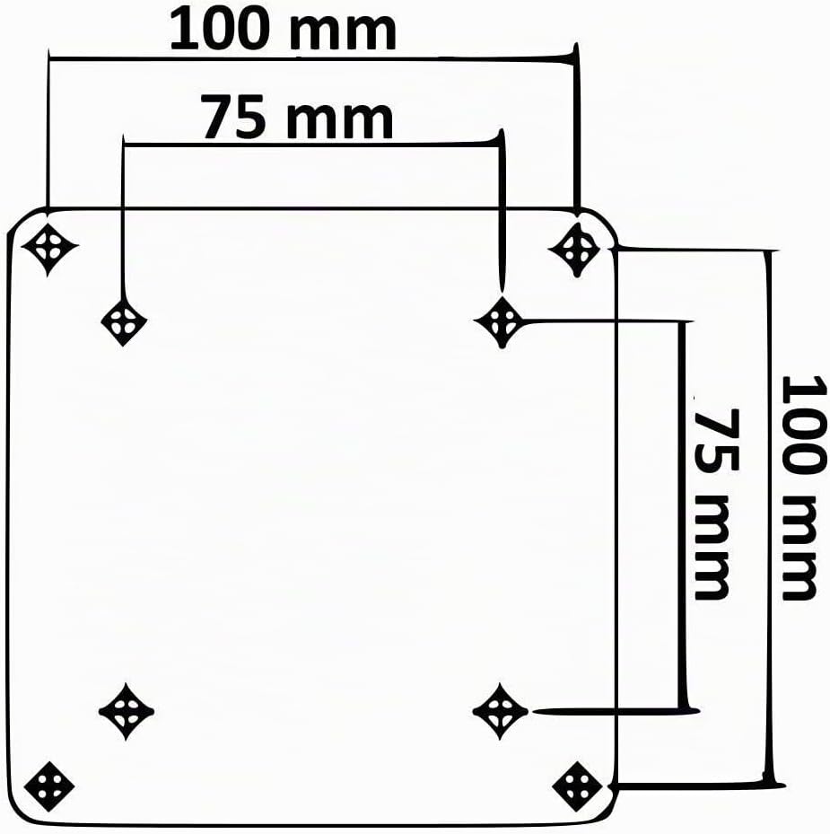 Caratec Flex CFW400A TV-Wandhalter mit 4 Drehpunkten für Wohnmobile