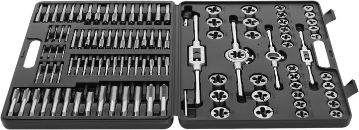 Gewindeschneid-Satz 110 tlg Gewindeschneider set M3 - M20 Gewindeschneidsatz Schneider Bohrer aus Le