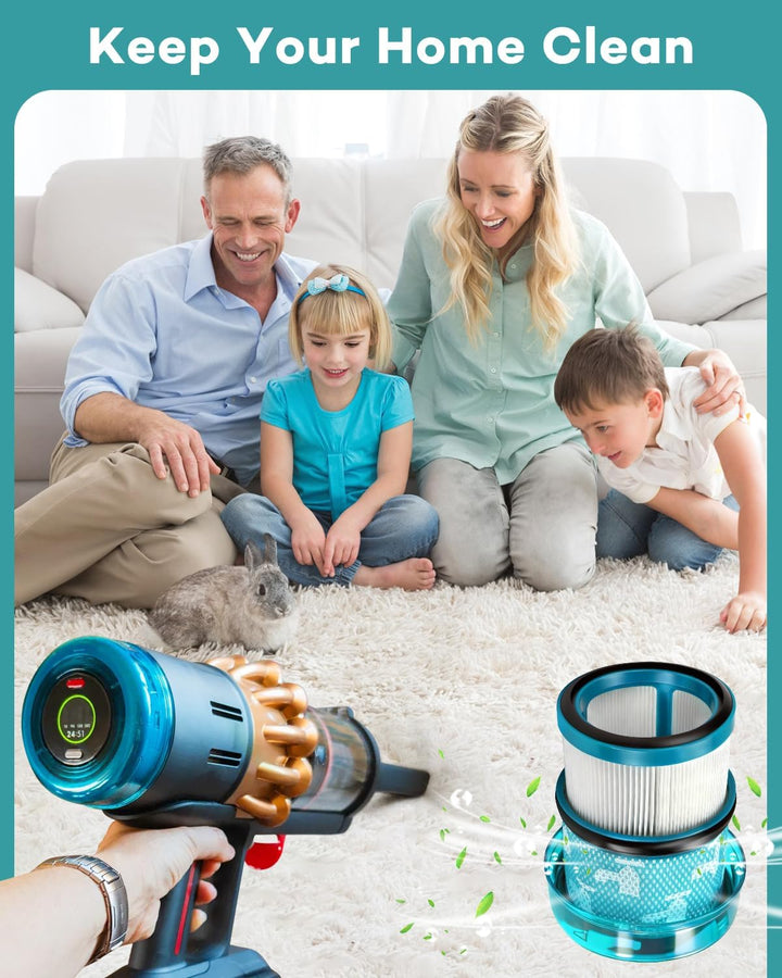 2 Pack HEPA Filter Ersatzteil für Dyson V16 Piston Animal, Filter Ersatzteile Staubsauger Zubehör fü