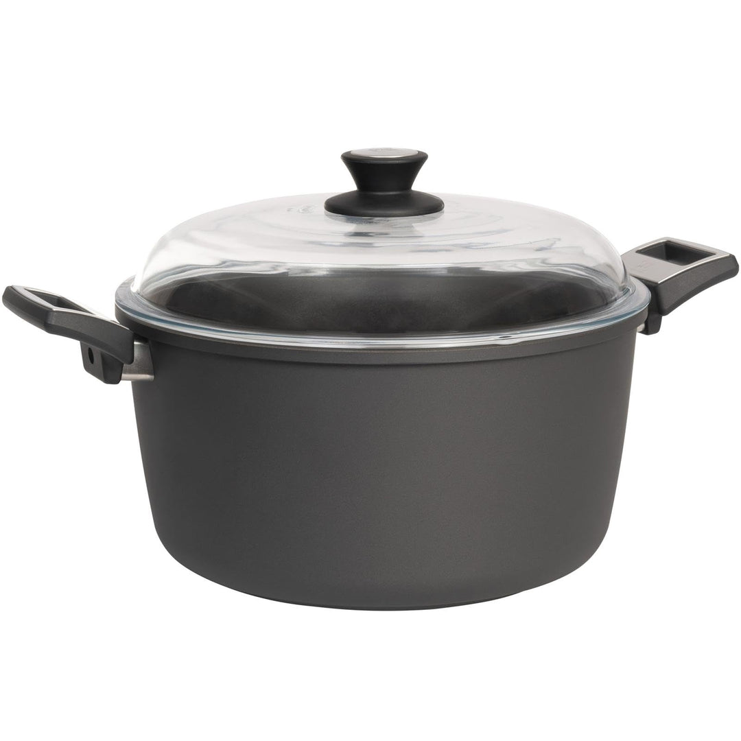 SKK grosser XL Universal-Topf Ø 32 cm - induktionsgeeignet - Gemüsetopf Aluguss beschichtet Kochtopf