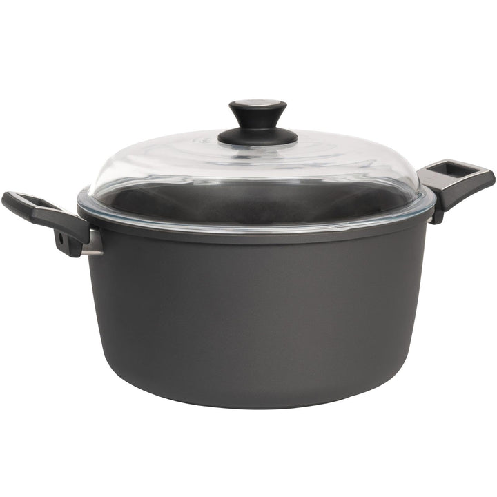 SKK grosser XL Universal-Topf Ø 32 cm - induktionsgeeignet - Gemüsetopf Aluguss beschichtet Kochtopf