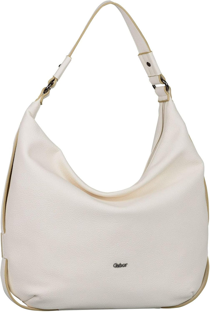 Gabor bags Malu Damen Hobo Bag Schultertasche 29 x 13 x 26 Off White, 29 x 13 x 26 Off White