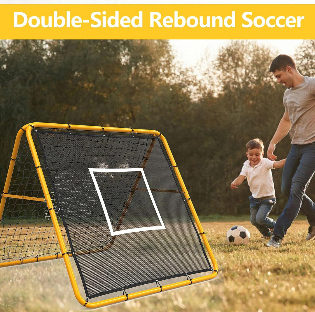 GarveeLife Fussball Rebounder | Tragbares Rebound-Netz | Profi-Trainingshilfsmittel Für Geschicklich