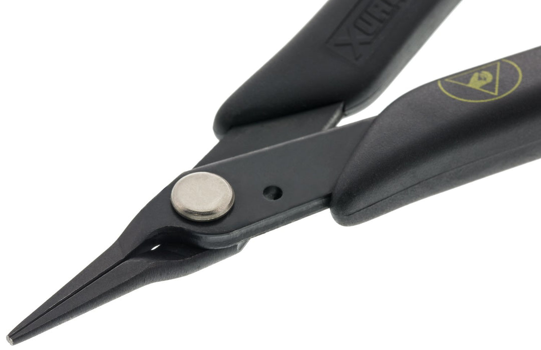 XURON 450AS Tweezer Nose Pliers - ESD Safe Grips with Static Control Grips, with Static Control Grip