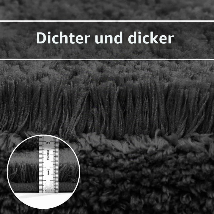 Badematten Set 2 Teilig Rutschfest Badvorleger Set Verdickt Badteppich Badgarnitur Set Weich Flausch