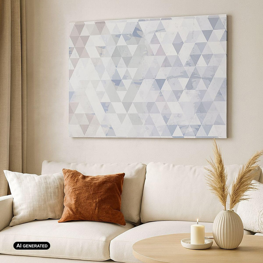 Bilder auf Leinwand 100x70cm Leinwandbild mit Rahmen Abstraktion modern Gross Wanddeko Bild Schlafzi