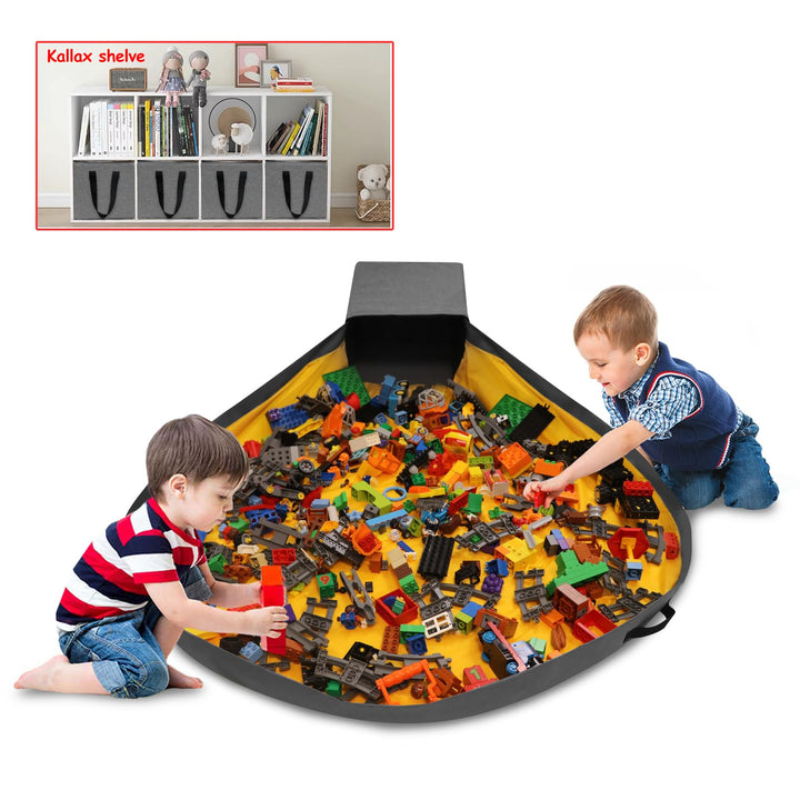 Spielzeug Aufbewahrungsorganizer für Spielmatte Tasche – Duplo Spielzeug Aufbewahrungsbehälter für K