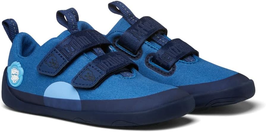 Affenzahn Barfussschuh Baumwolle Lucky Klettverschluss Vegan rutschfest Flexibel Reflektierend für d