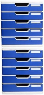 Exacompta 301003D Modulo Ablagebox, 350 x 288 x 320 mm, mit 5 Schubladen, ideal für Dokumente DIN A4