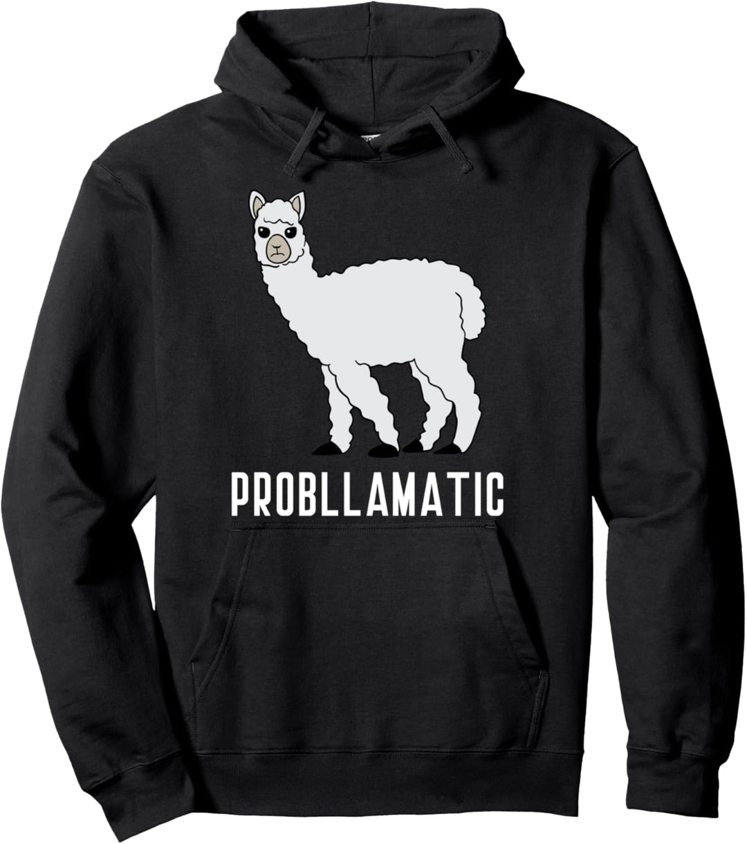 Lustiges Sprüche Pulli Geschenk mit Alpaka- bzw Lama-Motiv Pullover Hoodie