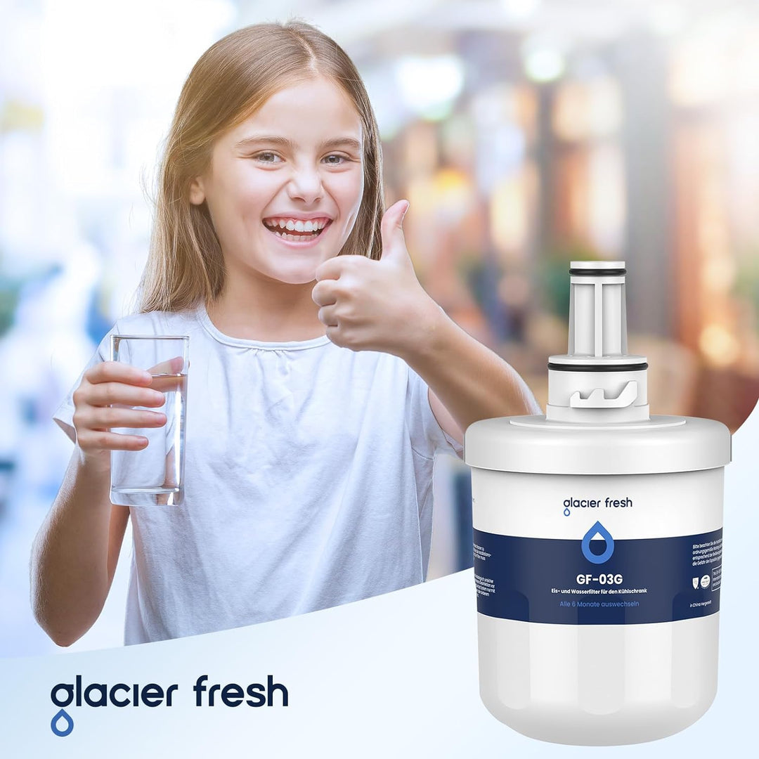 GLACIER FRESH DA29-00003G Kühlschrank Wasserfilter, kompatibel mit DA29-00003G, DA29-00003B, DA29-00