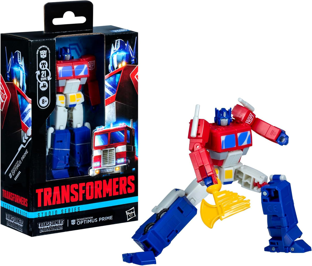 Transformers Spielzeug Studio Series Deluxe-Klasse Transformers: Devastation Optimus Prime Action-Fi