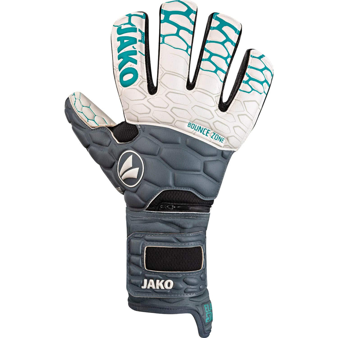 JAKO Uni Torwart-handschuh Prestige WRC Protection, anthrazit/türkis, 9.5, 2550 12 anthrazit/Türkis,