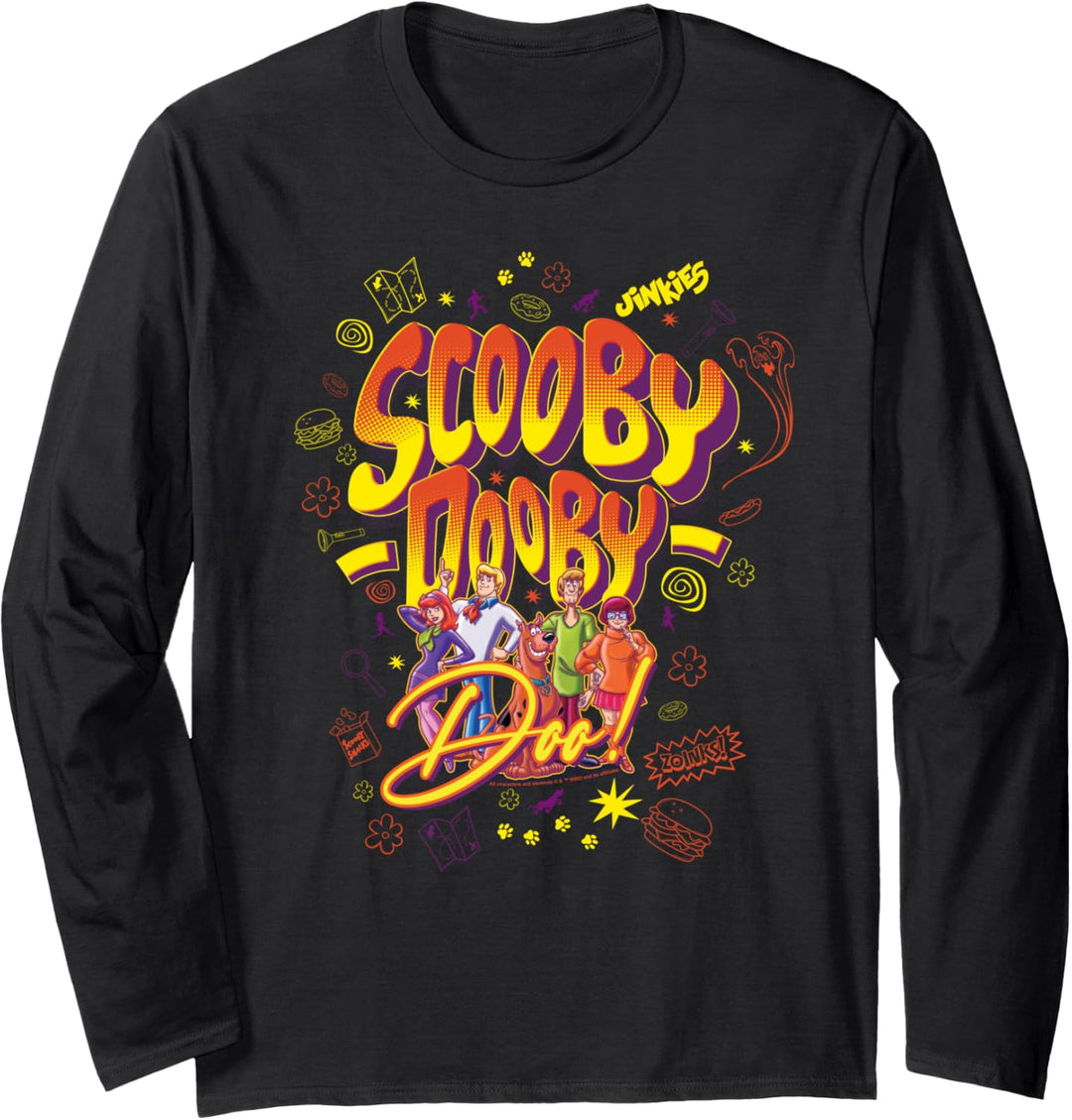 WB 100: Scooby-Doo Shaggy, Fred, Velma, Daphne & Scooby! Langarmshirt