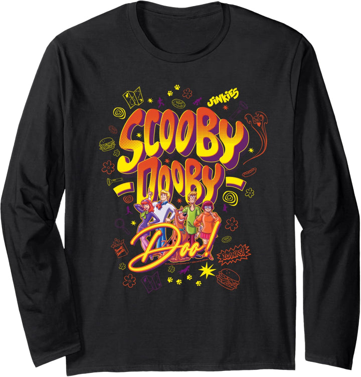 WB 100: Scooby-Doo Shaggy, Fred, Velma, Daphne & Scooby! Langarmshirt