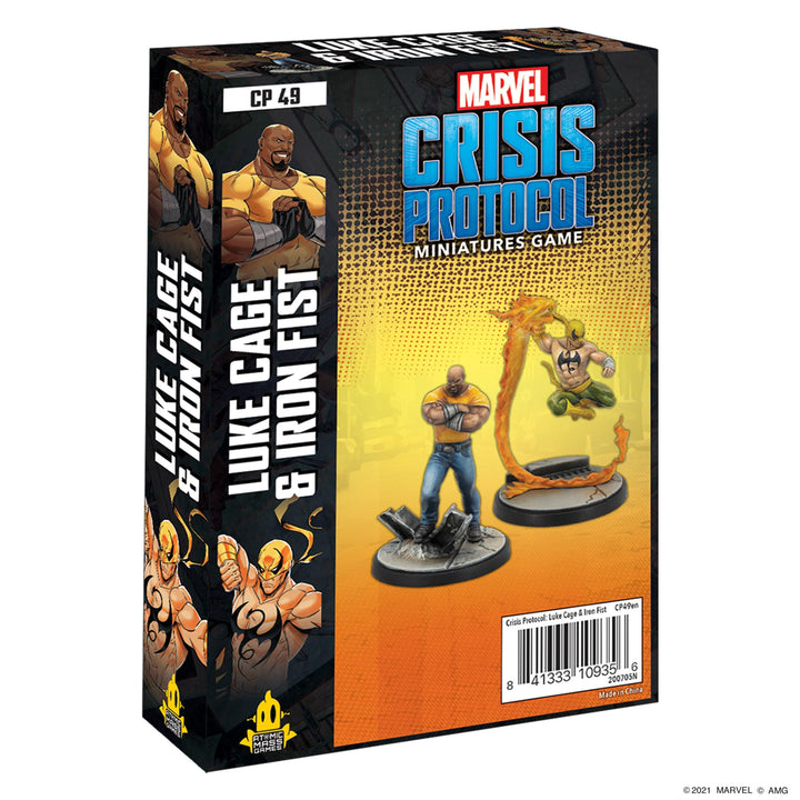 Atomic Mass Games Fantasy Flight Games - Marvel Crisis Protocol: Luke Cage and Iron Fist - Miniature