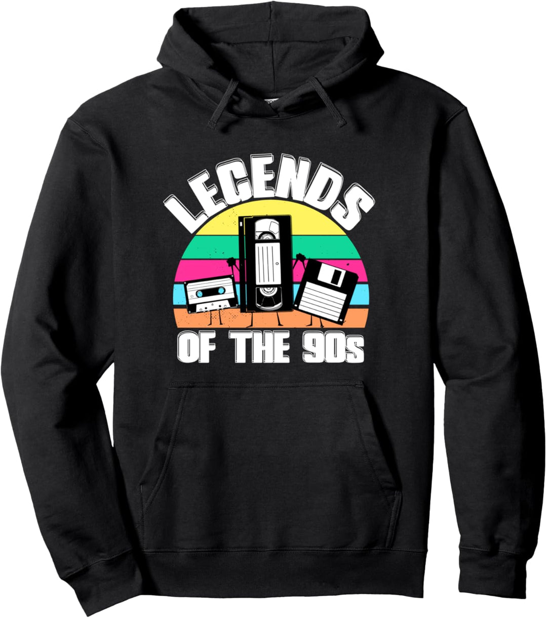 90er Jahre Pullover Hoodie