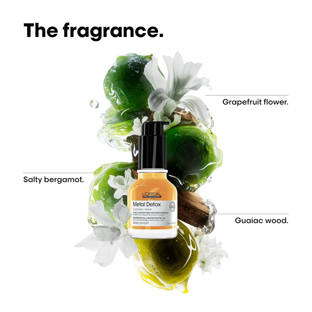 L'Oréal Professionnel Paris Serie Expert Metal Detox Oil 50ml - Öl für geschädigtes Haar Unparfümier