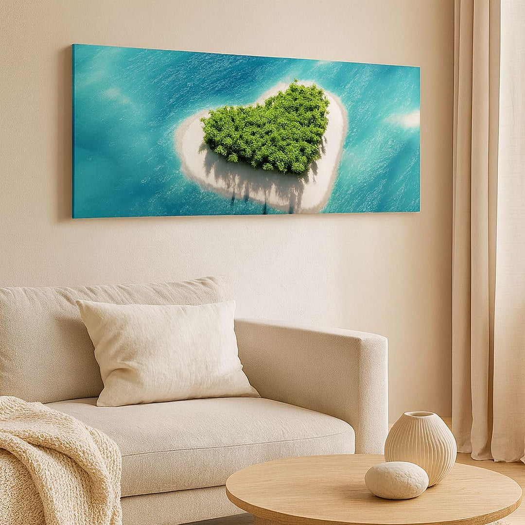 Wandbilder Dekoration Wohnzimmer Sail Insel Meer Aussicht Natur Panorama Bilder auf Leinwand 120x50c
