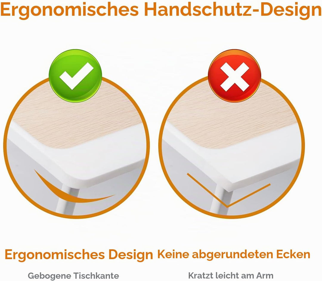 Amaredom Laptop-Bett-Schreibtisch-Tablett, Betttisch, faltbarer, tragbarer Schossschreibtisch, Noteb