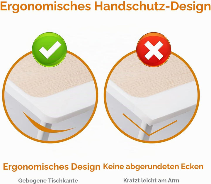 Amaredom Laptop-Bett-Schreibtisch-Tablett, Betttisch, faltbarer, tragbarer Schossschreibtisch, Noteb