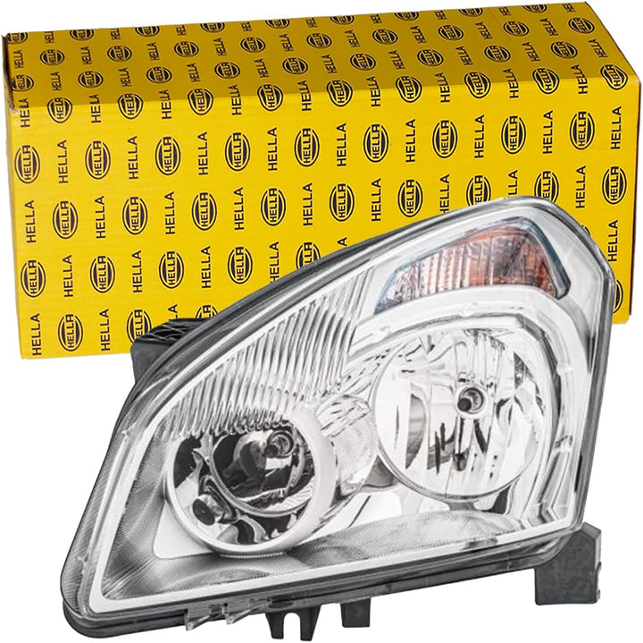 HELLA 1EF 238 042-011 Halogen-Hauptscheinwerfer - links - für u.a. Nissan Qashqai I (J10, NJ10, JJ10