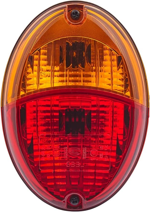 HELLA - Heckleuchte - Agroluna - Glühlampe - 12/24V - Anbau/Einbau/geschraubt - Lichtscheibenfarbe: