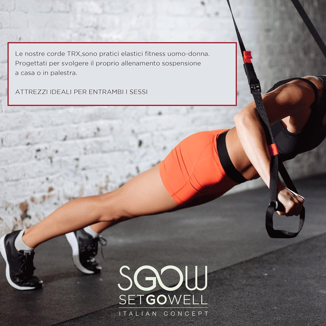 Setgowell Elastische Fitnessbänder für Zuhause, Fitnessstudio, Trx-Bänder, elastisch, für Training i