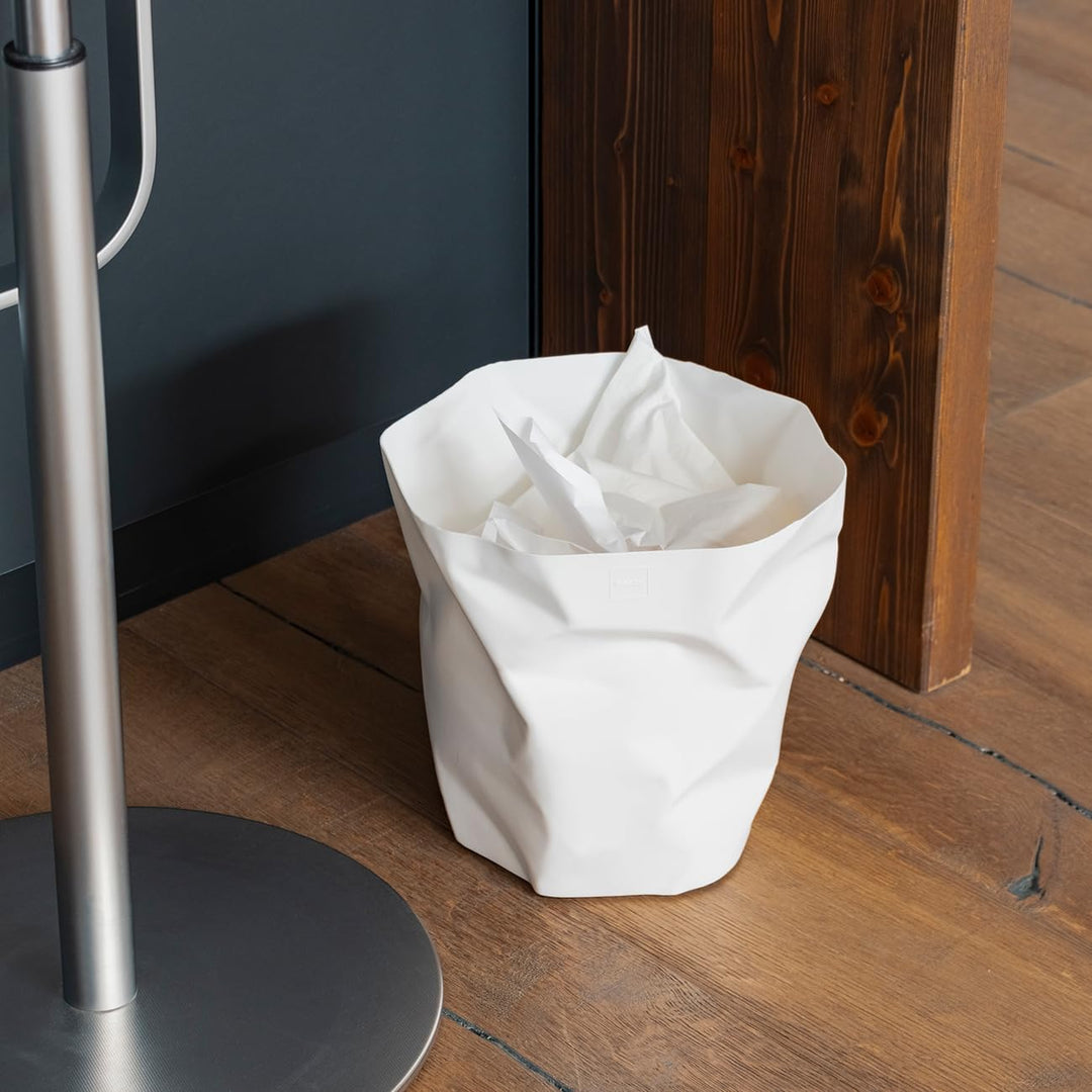 Essey Design Papierkorb, Mini Bin Bin, Design Mülleimer für Büro und Bad, 7 Liter, weiss Mini Weiss,