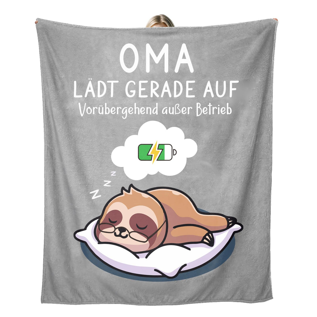 Geschenke für Oma - Kuscheldecke Beste Oma Geschenk, Geburtstagsgeschenk Geburtstag Muttertagsgesche