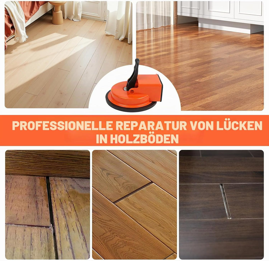 Laminat Werkzeug, Laminat Reparaturset, Verlegeset Saugnapf, 2 Gummihämmern, 10 wiederverwendbaren H