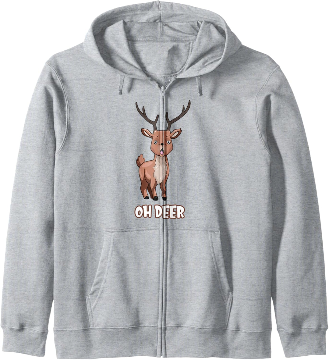Oh Deer Hirsch Reh Shirt Weihnachten Rentier Kapuzenjacke