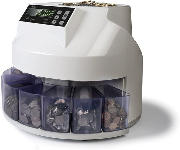 Safescan 1250 CHF Münzzähler, der gemischte Schweizer Franken-Münzen schnell zählt + sortiert - Münz