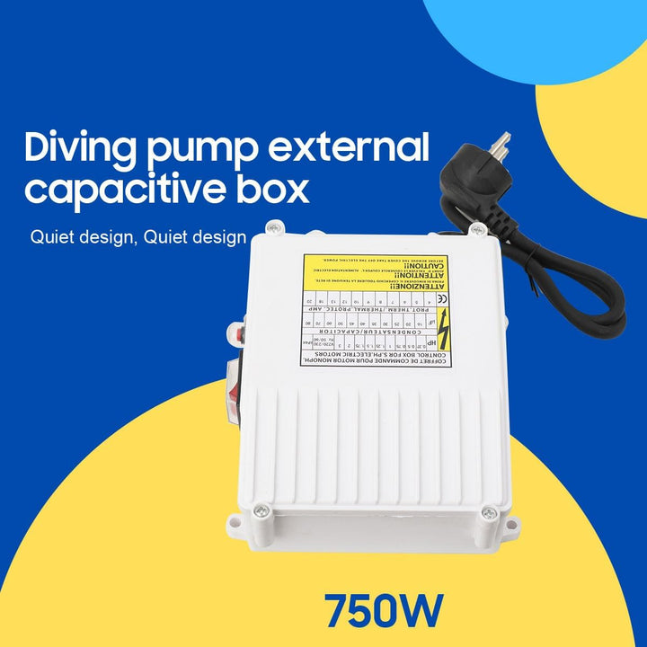 Druckschalter Pumpensteuerbox Pumpensteuerung Brunnenpumpe 750W Schalt Control Box Schaltbox Steuerk