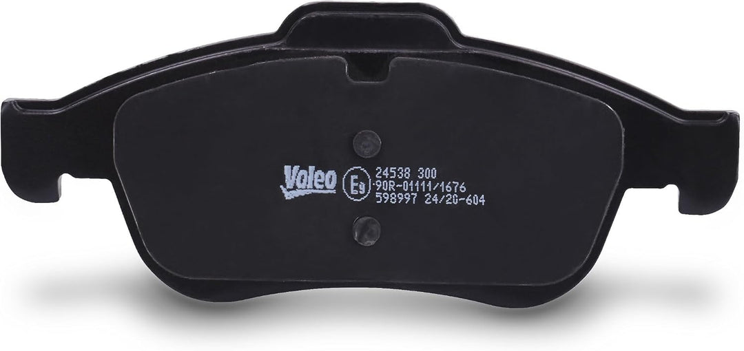 VALEO 598997 PKW Bremsbelagsatz met niet-gemonteerde toebehoren (indien nodig), met niet-gemonteerde
