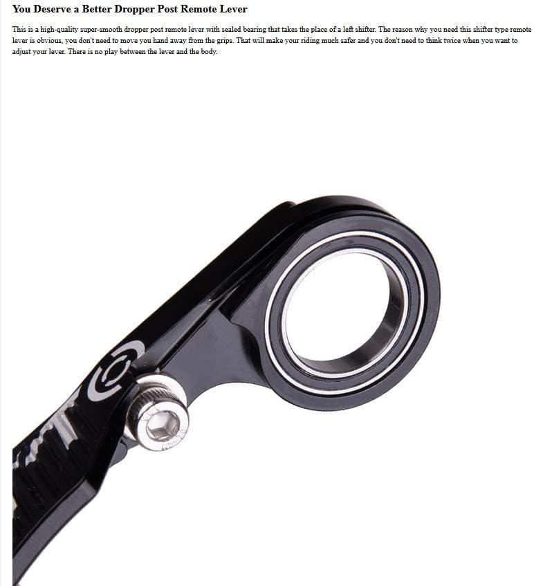 Dropper Post Hebel, Dropper Sattelstützenhebel, Fahrrad Dropper Sattelstütze Absenkbare Sattelstütze